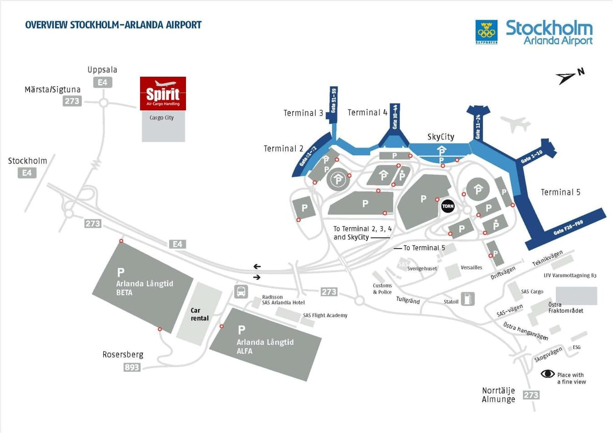 નકશો arlanda