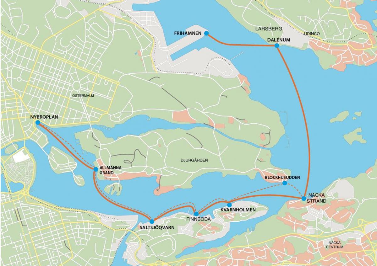 નકશો frihamnen સ્ટોકહોમ