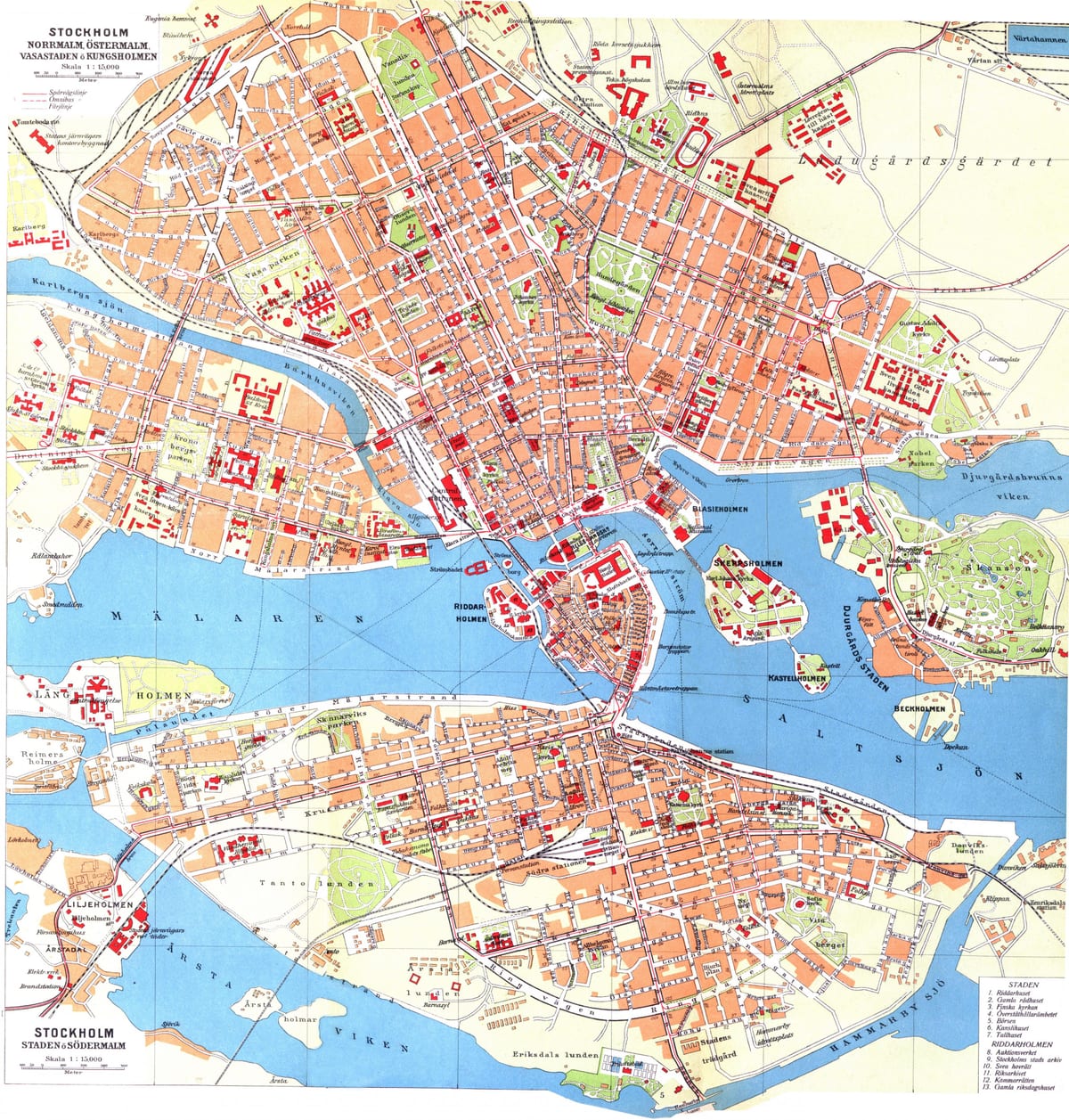 નકશો kungsholmen સ્ટોકહોમ